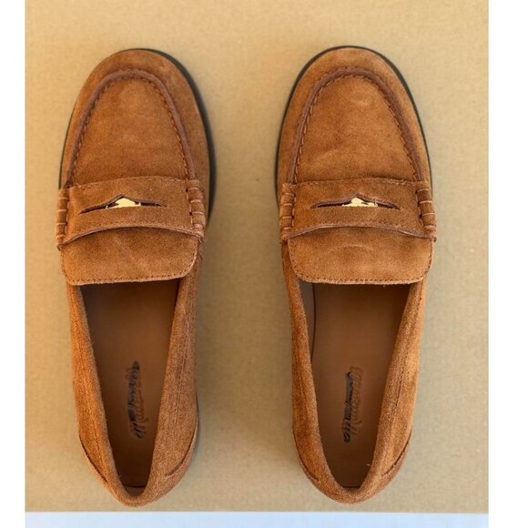 Madewell The Grayson Penny Loafer in Russet, Size 6 - Picture 4 of 9